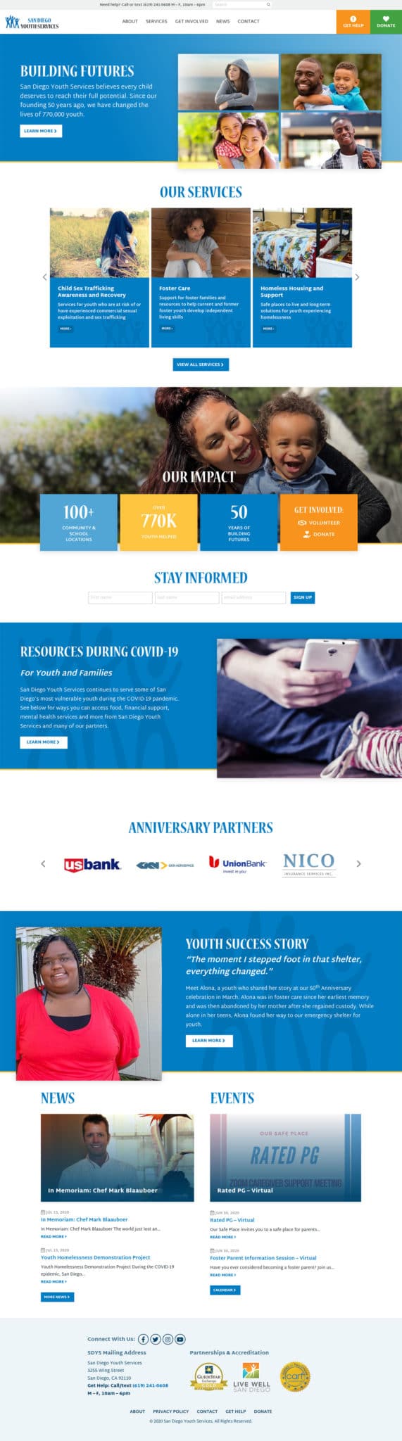 Sdyouthservices Home New